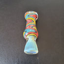 Wavy Gravy Chillum | Wig Wag Glass Pipe | Chillumz