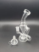 5" Klein Recycler Mini Vortex Bong Portable Travel Water Pipe