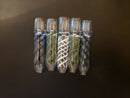 Blazin Bullets Hand Blown | Mini Glass Chillum | Chillumz
