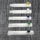 The PINCHY, Flat Mouth Pinch 3" Inch One Hitter Taster Pipe Color Roll Stop