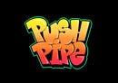 A picture with "Push Pipe" text which is in a orange-red color on a black background